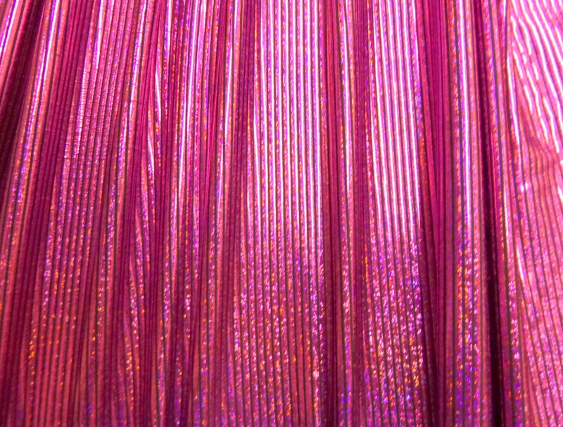 10.Fuchsia-Black Mini Stripes Foil